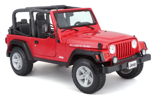 Jeep Jeep Wrangler Rubicon Open - 1:18 - Maisto Jeep Jeep Wrangler Rubicon Open - 1:18 - Maisto