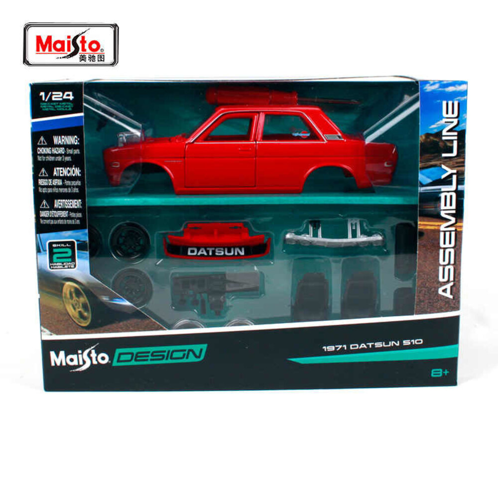 Datsun Datsun 510 1971 'Metal Modelkit' - 1:24 - Maisto Datsun Datsun 510 1971 'Metal Modelkit' - 1:24 - Maisto