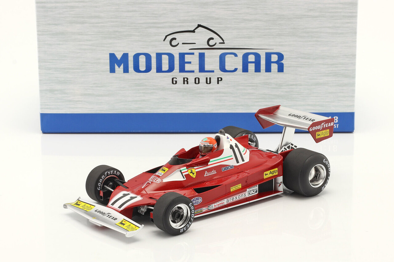 Formule 1 Ferrari 312 T2 B #11 Winner Dutch GP (Zandvoort) 1977 - 1:18 - Modelcar Group Formule 1 Ferrari 312 T2 B #11 Winner Dutch GP (Zandvoort) 1977 - 1:18 - Modelcar Group