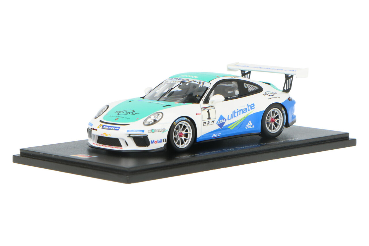 Porsche Porsche 911/991 GT3 #1 Champion Porsche Carrera Cup Germany 2017 - 1:43 - Spark Porsche Porsche 911/991 GT3 #1 Champion Porsche Carrera Cup Germany 2017 - 1:43 - Spark