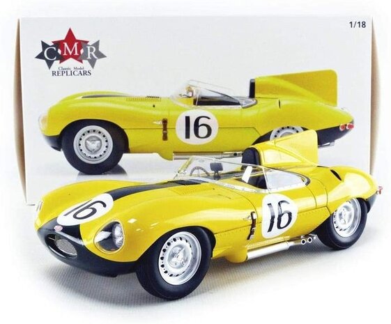 Jaguar Jaguar D-Type #16 4th 24h Le Mans 1957 - 1:18 - CMR Classic Model Replicars