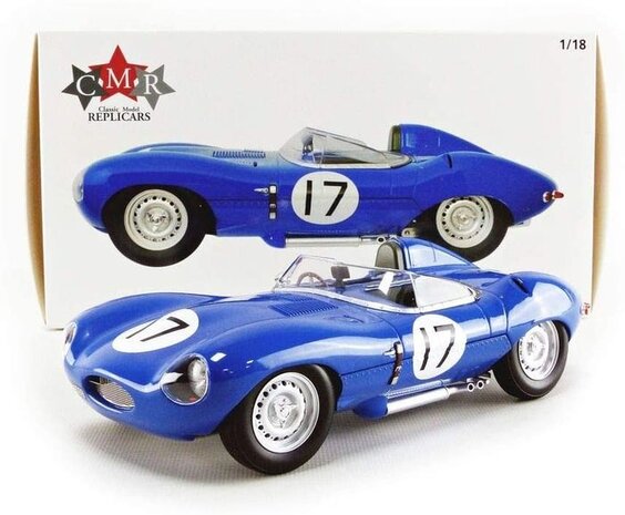 Jaguar Jaguar D-Type #17 3rd 24h Le Mans 1957 - 1:18 - CMR Classic Model Replicars