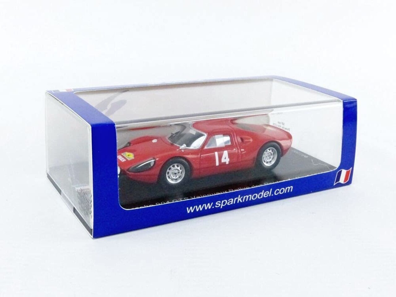 Porsche Porsche 904 GTS #14 Vainqueur Rallye des Routes du Nord 1965 - 1:43 - Spark Porsche Porsche 904 GTS #14 Vainqueur Rallye des Routes du Nord 1965 - 1:43 - Spark
