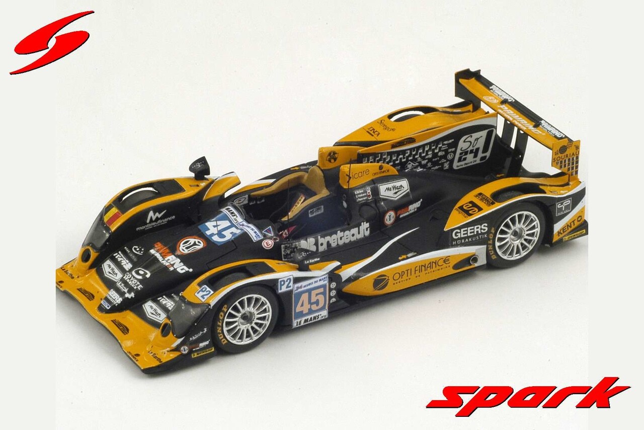 Oreca Oreca 03 Nissan#45 Team Boutsen Ginion Racing 24th 24h Le Mans 2012 - 1:43 - Spark Oreca Oreca 03 Nissan#45 Team Boutsen Ginion Racing 24th 24h Le Mans 2012 - 1:43 - Spark