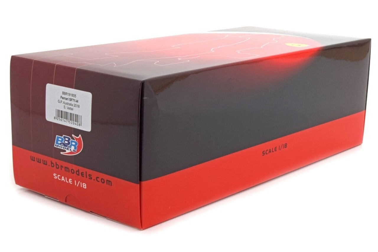 Formule 1 Ferrari SF71-H S. Vettel G.P. Australia 2018 - 1:18 - BBR