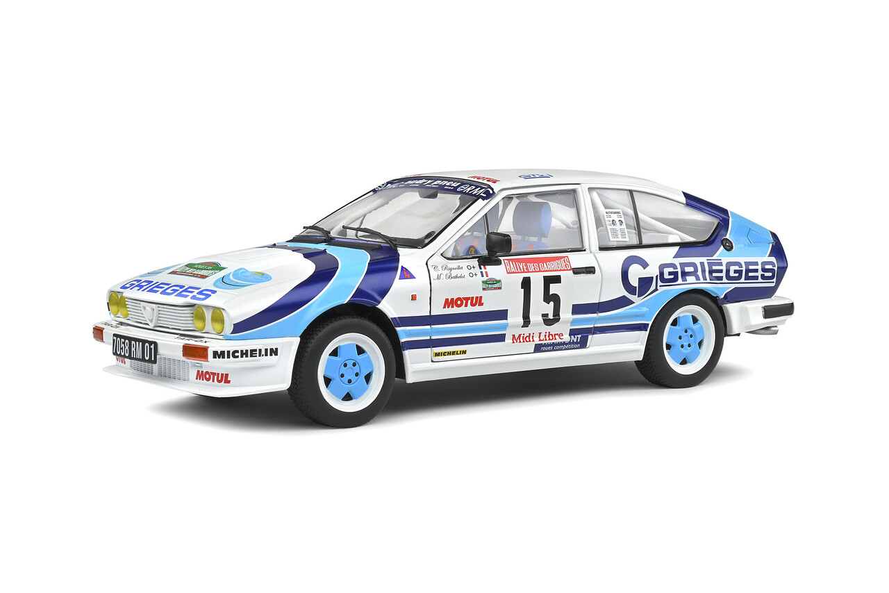 Alfa Romeo Alfa Romeo GTV6 #15 Rally Des Garrigues 1986 - 1:18 - Solido
