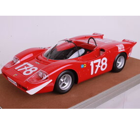 Abarth Abarth 2000 S #178 Winner Targa Florio 1969  - 1:18 - Tecnomodel Mythos Abarth Abarth 2000 S #178 Winner Targa Florio 1969  - 1:18 - Tecnomodel Mythos