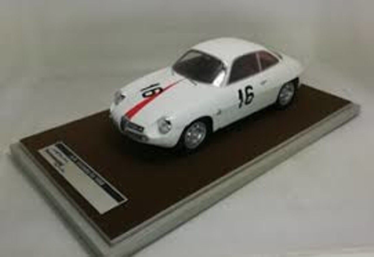 Alfa Romeo Alfa Romeo Giulietta SZ #16 Intereurope Cup Monza 1960 - 1:18 - Tecnomodel Mythos Alfa Romeo Alfa Romeo Giulietta SZ #16 Intereurope Cup Monza 1960 - 1:18 - Tecnomodel Mythos