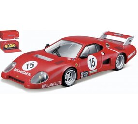Ferrari Ferrari 512 BB II Serie #15 1000Km Monza 1981 - 1:43 - Bburago Ferrari Ferrari 512 BB II Serie #15 1000Km Monza 1981 - 1:43 - Bburago