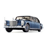 Mercedes-Benz Mercedes-Benz S-Class 600 Pullman (W100) Landaulet Soft-Top Semiconvertible 1969 - 1:18 - CMC Mercedes-Benz Mercedes-Benz S-Class 600 Pullman (W100) Landaulet Soft-Top Semiconvertible 1969 - 1:18 - CMC