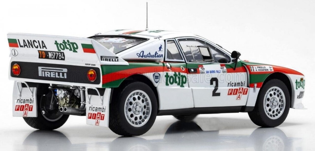Lancia Lancia Rally 037 #2 Rally San Marino 1984 - 1:18 - Kyosho Lancia Lancia Rally 037 #2 Rally San Marino 1984 - 1:18 - Kyosho