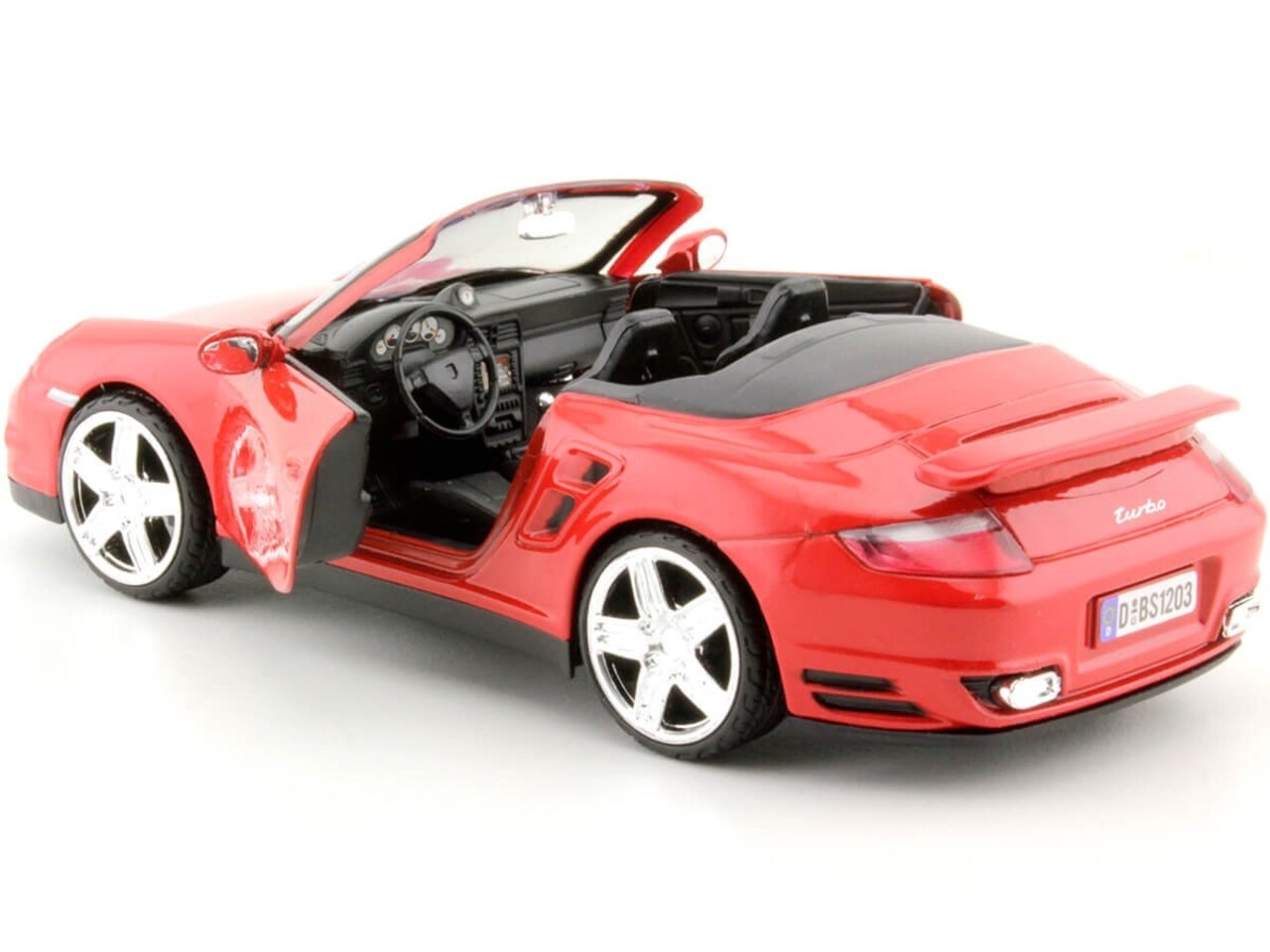 Porsche Porsche 911 Turbo Cabriolet - 1:24 - Motor Max Porsche Porsche 911 Turbo Cabriolet - 1:24 - Motor Max