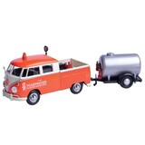 Volkswagen Volkswagen T1 (Type 2) Double Cab Road Service Pick-Up + Oil Tank Trailer 1962 - 1:24 - Motor Max Volkswagen Volkswagen T1 (Type 2) Double Cab Road Service Pick-Up + Oil Tank Trailer 1962 - 1:24 - Motor Max