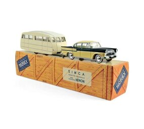 Peugeot Simca Vedette Chambord + Caravanne Henon 1958 - 1:43 - Norev Peugeot Simca Vedette Chambord + Caravanne Henon 1958 - 1:43 - Norev