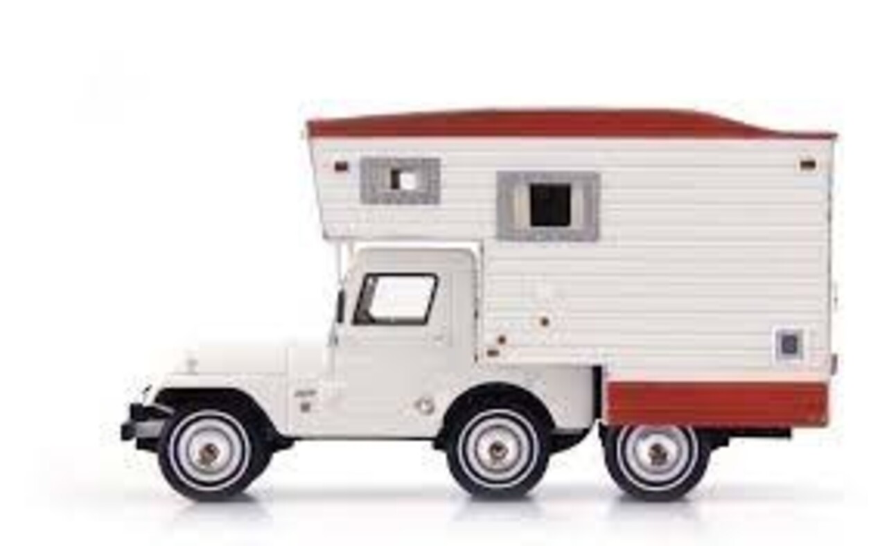 Jeep Jeep CJ5  Universal Camper USA 1969 - 1:43 - Autocult Jeep Jeep CJ5  Universal Camper USA 1969 - 1:43 - Autocult
