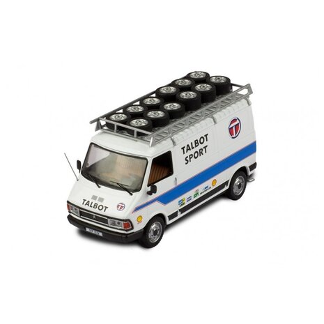 Citroen Citroen C 35 Talbot Sport Rally WM Assistance Van + Roof Rack + Wheels 1981 - 1:43 - IXO Models