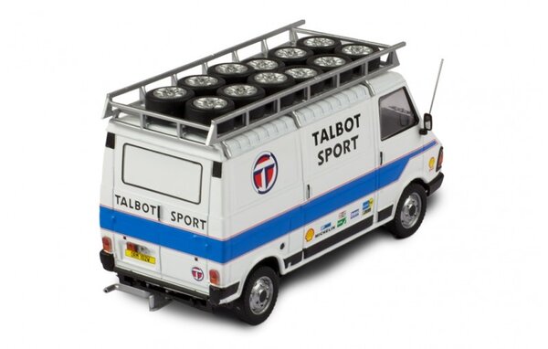 Citroen Citroen C 35 Talbot Sport Rally WM Assistance Van + Roof Rack + Wheels 1981 - 1:43 - IXO Models