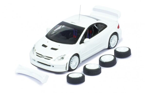 Peugeot Peugeot 307 WRC + Wheels and Tyres + Extra Rear Spoiler - 1:43 - IXO Models Peugeot Peugeot 307 WRC + Wheels and Tyres + Extra Rear Spoiler - 1:43 - IXO Models