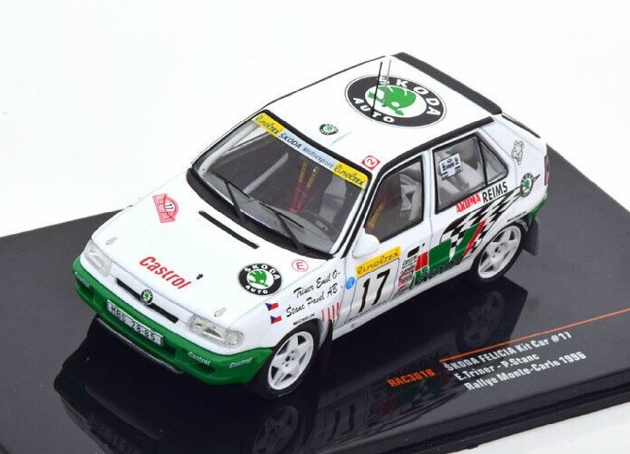 Skoda Skoda Felicia Kit Car #17 Rally Monte Carlo 1996 - 1:43 - IXO Models Skoda Skoda Felicia Kit Car #17 Rally Monte Carlo 1996 - 1:43 - IXO Models