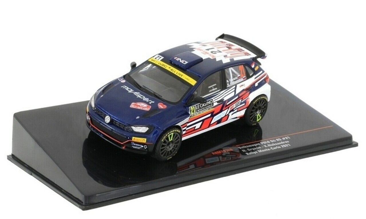 Volkswagen Volkswagen Polo GTi R5 #21 Rally WM Rally Monte Carlo 2021 - 1:43 - IXO Models