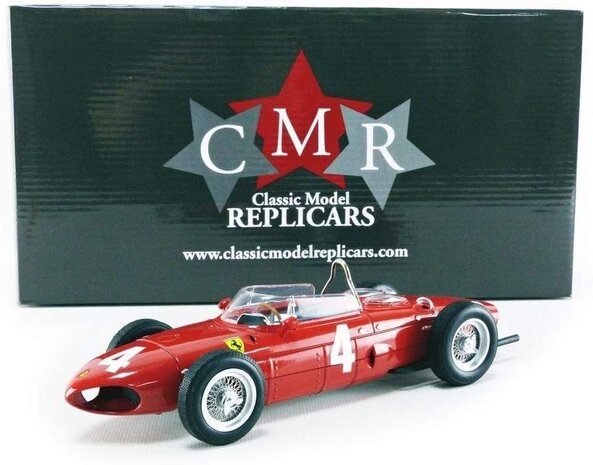 Formule 1 Ferrari Dino 156 Sharknose #4 Winner British GP - 1:18 - CMR Classic Model Replicars Formule 1 Ferrari Dino 156 Sharknose #4 Winner British GP - 1:18 - CMR Classic Model Replicars