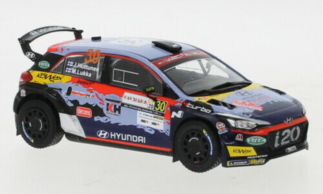 Hyundai Hyundai i20 R5 #30 Rally Sardinia Italy 2020 - 1:43  - IXO Models Hyundai Hyundai i20 R5 #30 Rally Sardinia Italy 2020 - 1:43  - IXO Models