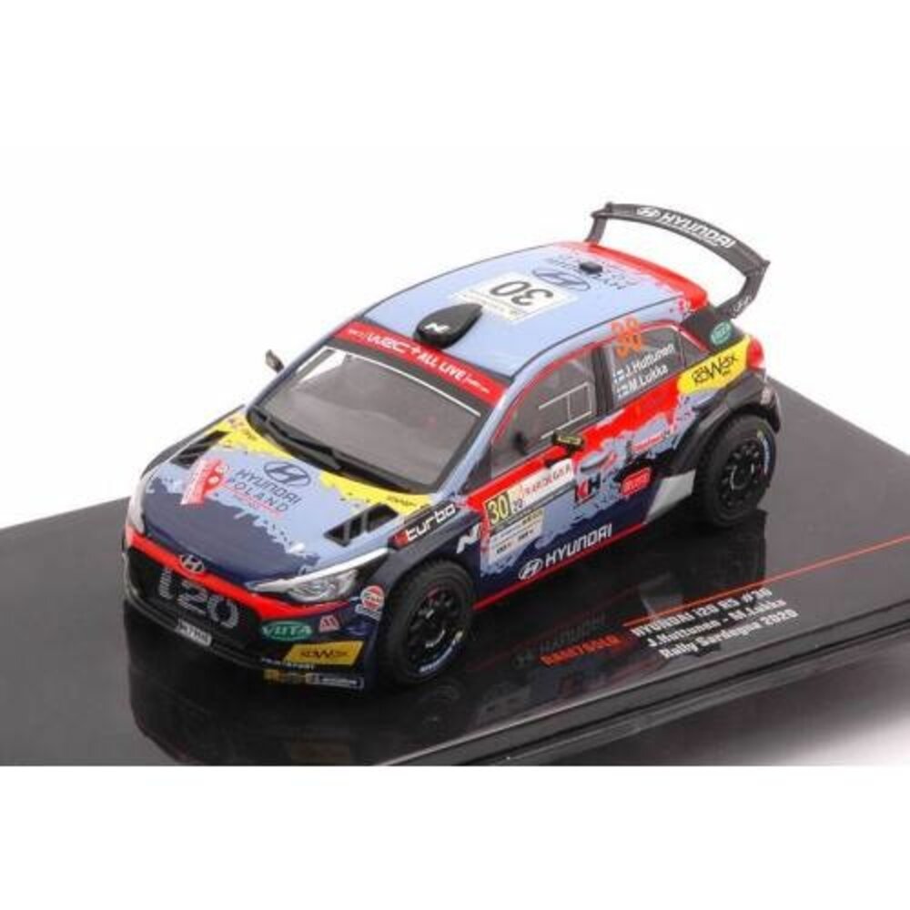 Hyundai Hyundai i20 R5 #30 Rally Sardinia Italy 2020 - 1:43  - IXO Models Hyundai Hyundai i20 R5 #30 Rally Sardinia Italy 2020 - 1:43  - IXO Models