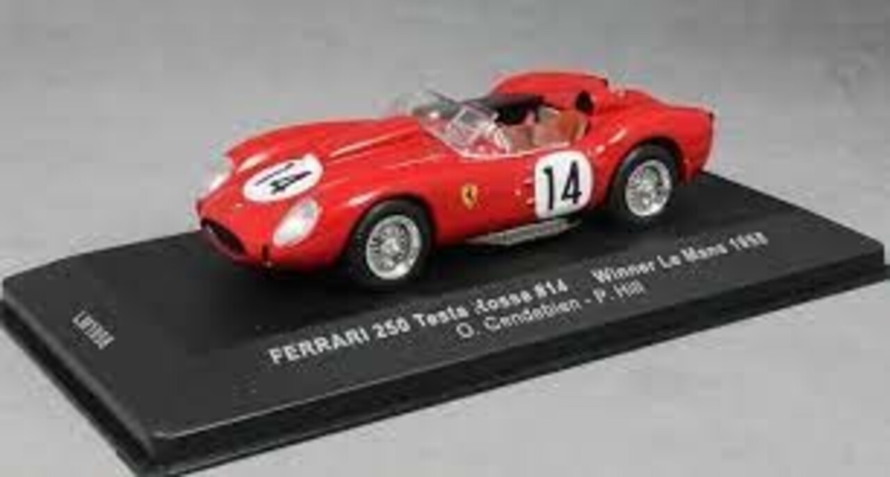 Ferrari Ferrari 250 TR Testarossa 3.0L V12 #14 Team Scuderia Ferrari Winner 24H Le Mans 1958 - 1:43 - IXO Models Ferrari Ferrari 250 TR Testarossa 3.0L V12 #14 Team Scuderia Ferrari Winner 24H Le Mans 1958 - 1:43 - IXO Models