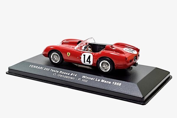 Ferrari Ferrari 250 TR Testarossa 3.0L V12 #14 Team Scuderia Ferrari Winner 24H Le Mans 1958 - 1:43 - IXO Models Ferrari Ferrari 250 TR Testarossa 3.0L V12 #14 Team Scuderia Ferrari Winner 24H Le Mans 1958 - 1:43 - IXO Models
