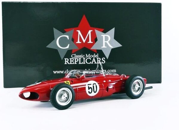 Formule 1 Ferrari Dino 156 Sharknose #50 Winner French GP 1961 - 1:18 - CMR Classic Model Replicars