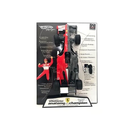 Formule 1 Ferrari 248 F1 Anatomy of a Champion 'Michael Schumacher' - 1:18 - Hot Wheels Formule 1 Ferrari 248 F1 Anatomy of a Champion 'Michael Schumacher' - 1:18 - Hot Wheels