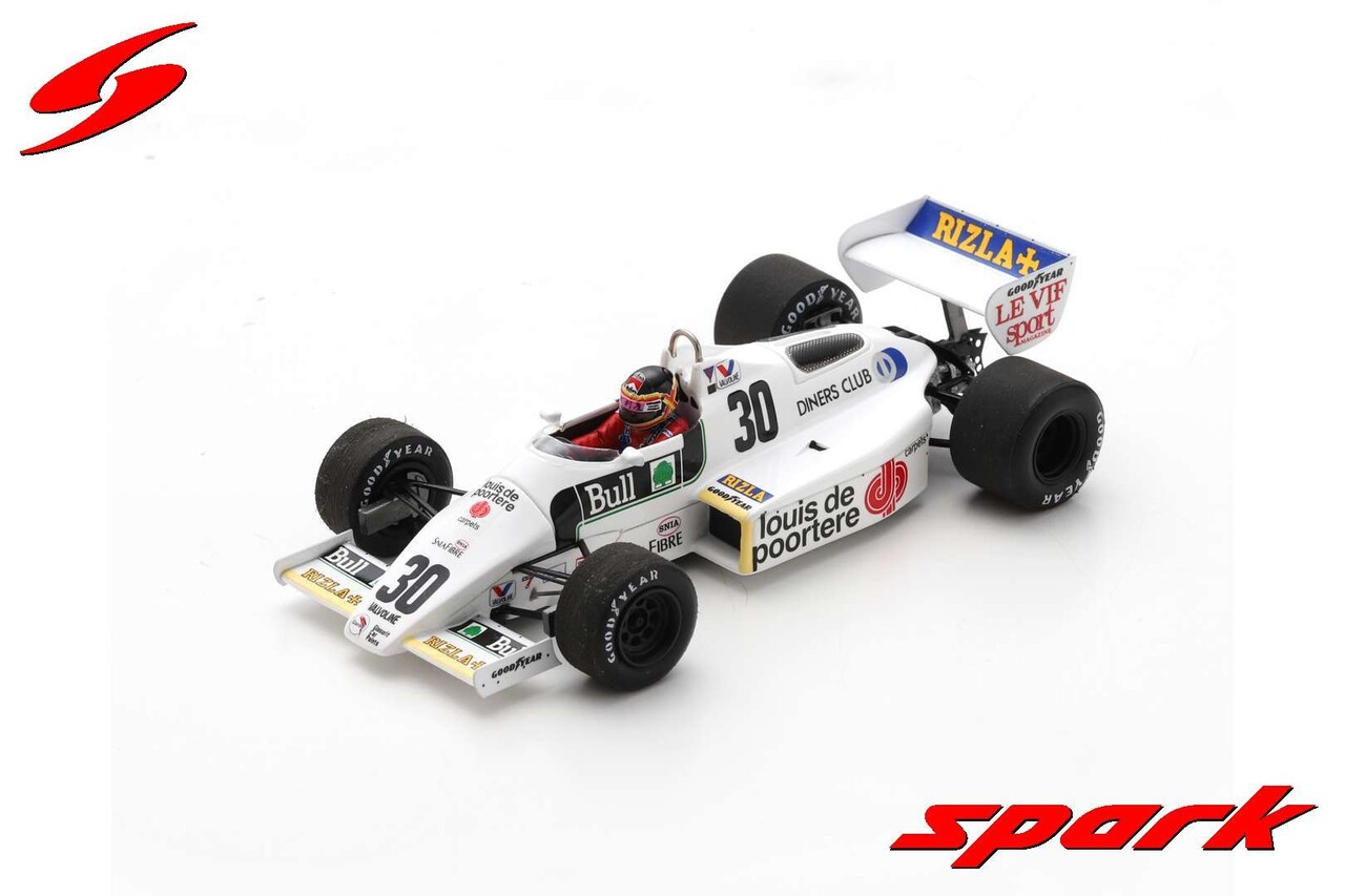 Formule 1 Arrows A6 #30 GP Belgium 1983 - 1:43 - Spark Formule 1 Arrows A6 #30 GP Belgium 1983 - 1:43 - Spark