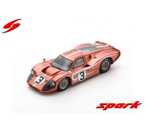 Ford Ford GT40 MK IV #3 24H Le Mans 1967 - 1:43 - Spark Ford Ford GT40 MK IV #3 24H Le Mans 1967 - 1:43 - Spark