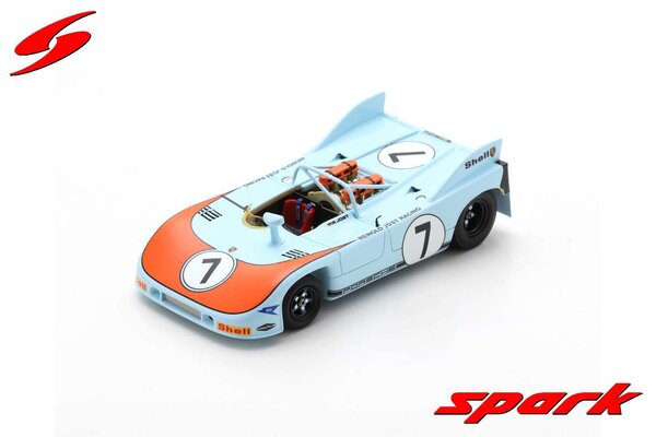 Porsche Porsche 908/3 #7 2nd 1000Km Monza 1972  - 1:43 - Spark Porsche Porsche 908/3 #7 2nd 1000Km Monza 1972  - 1:43 - Spark