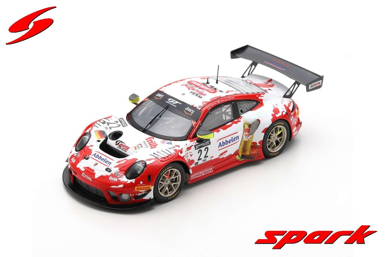 Porsche Porsche 911/991-2 GT3 #22 Team Frikadelli Racing 8th 24H Spa 2020 - 1:43 - Spark