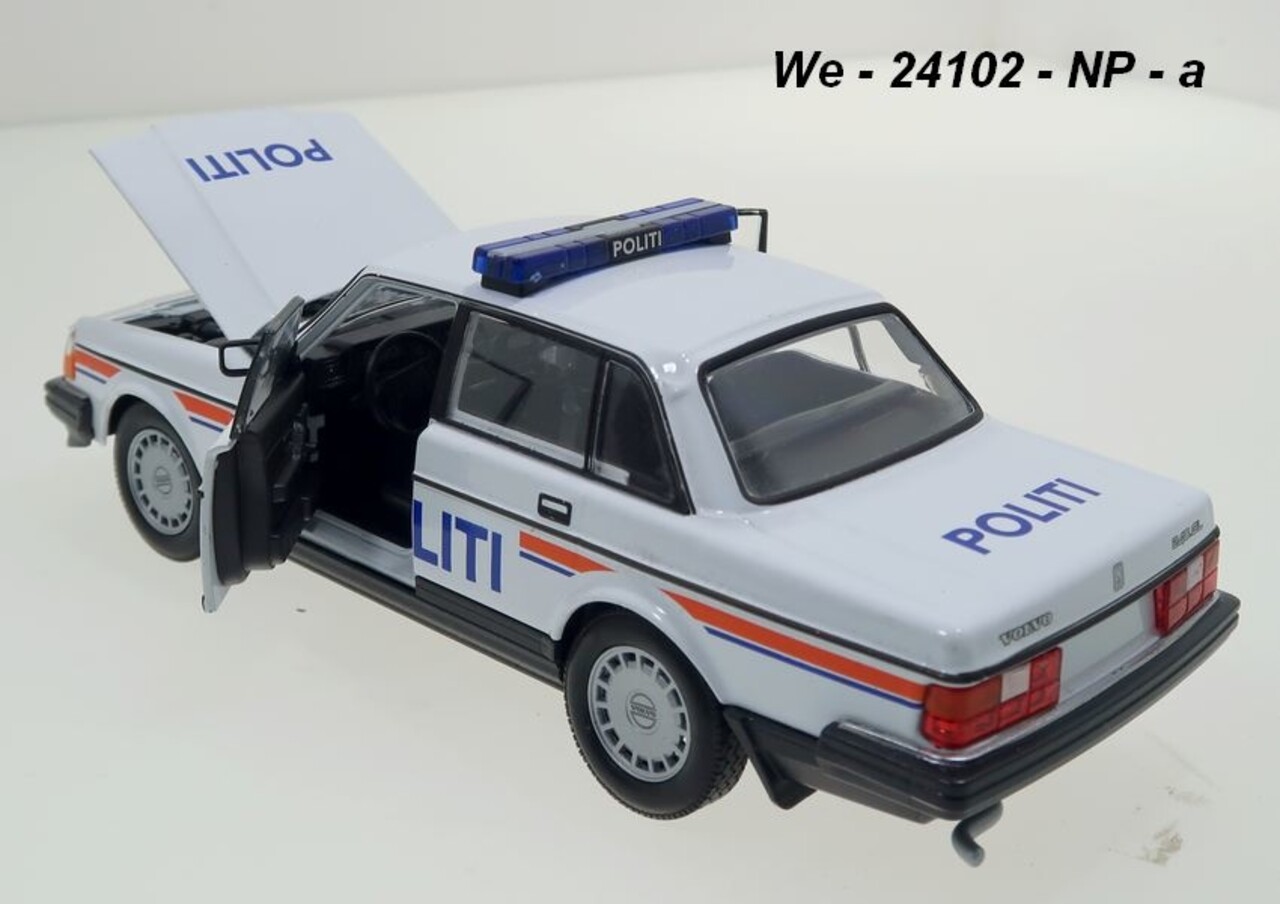 Volvo Volvo 240 GL 1986 'Norwegian Police' - 1:24 - Welly Volvo Volvo 240 GL 1986 'Norwegian Police' - 1:24 - Welly
