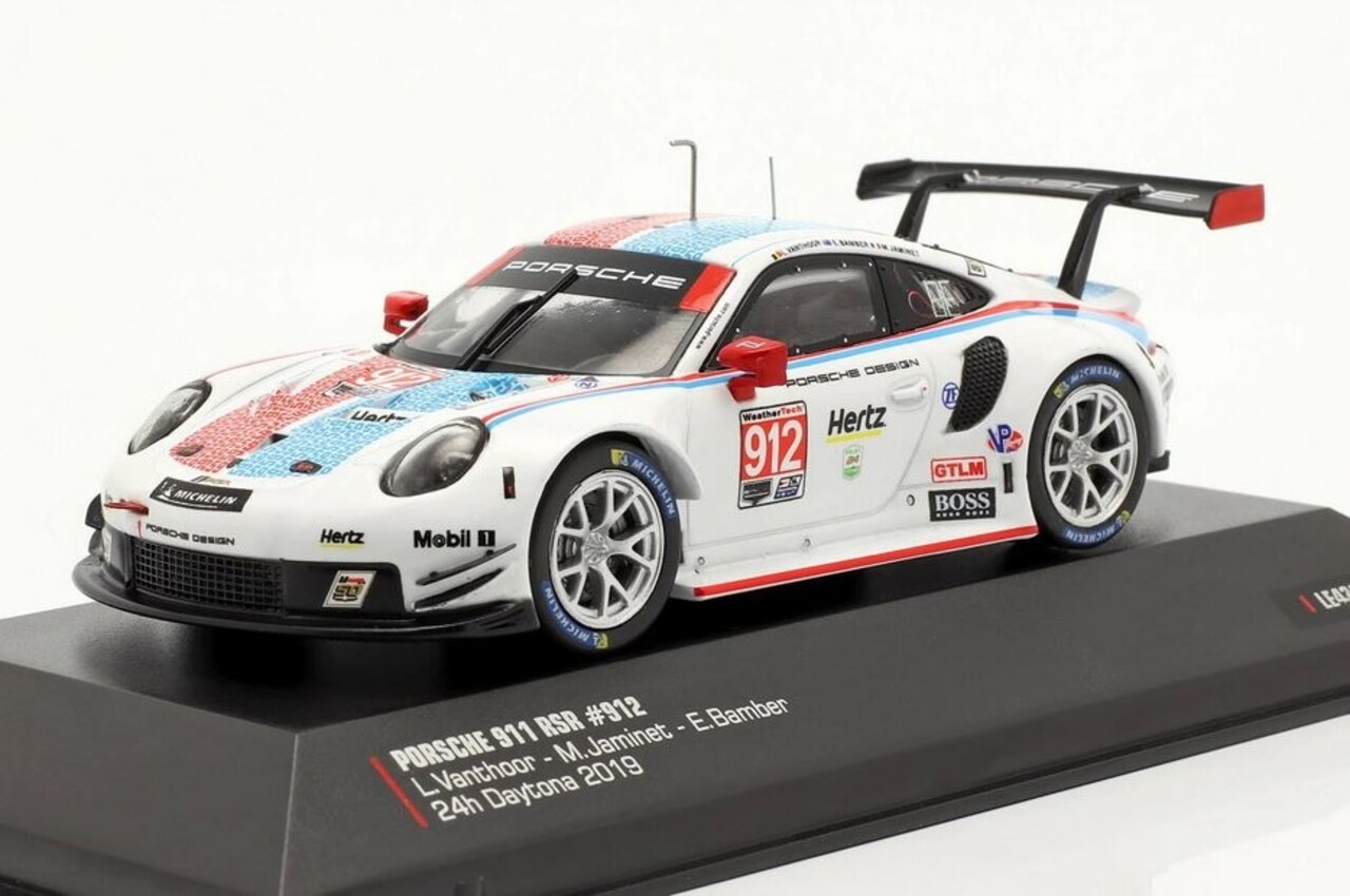 Porsche Porsche 911 GT3 RSR #912 24h Daytona 2019 - 1:43 - IXO Models