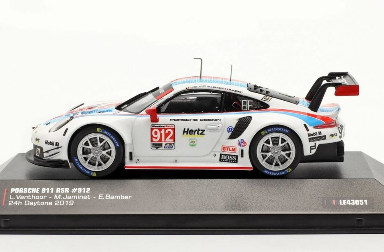 Porsche Porsche 911 GT3 RSR #912 24h Daytona 2019 - 1:43 - IXO Models