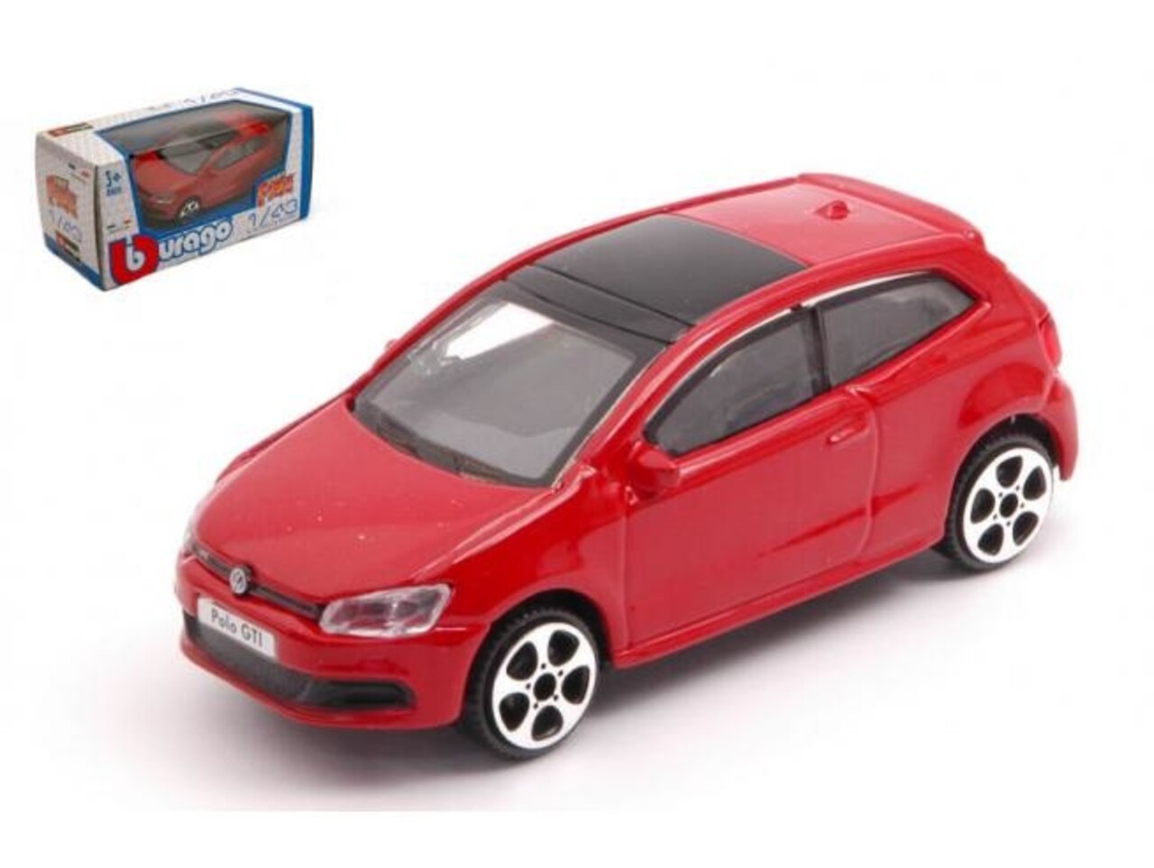 Volkswagen Volkswagen Polo GTi Mk V - 1:43 - Bburago Volkswagen Volkswagen Polo GTi Mk V - 1:43 - Bburago