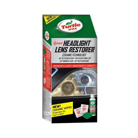 Turtle Wax Turtle Wax Speed Headlight Lens Restorer Kit Turtle Wax Turtle Wax Speed Headlight Lens Restorer Kit