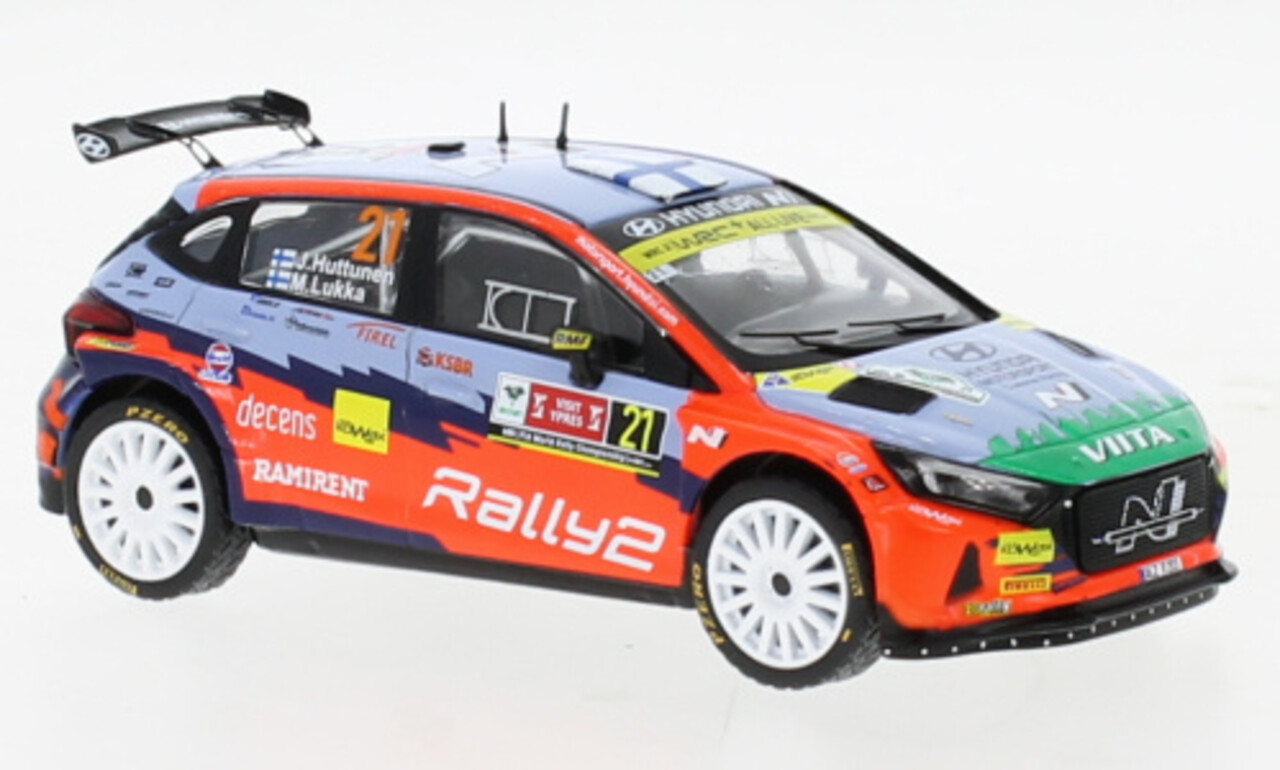 Hyundai Hyundai i20 N Rally 2 #21 Rally WM Rally Ypres 2021 - 1:43 - IXO Models