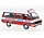 RAF 2203 Minibus Lada Service Assistance Rally Team + Roof Rack - 1:43 - IXO Models