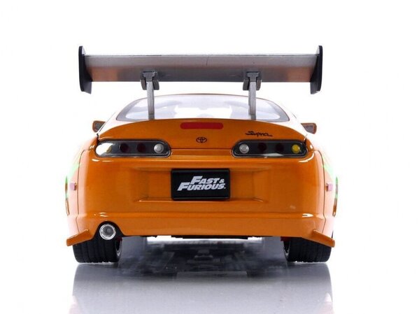 Movie Memorabilia Fast & Furious Toyota Supra 1995 (+ Brian Figure + Lights) - 1:18 - Jada Toys Movie Memorabilia Fast & Furious Toyota Supra 1995 (+ Brian Figure + Lights) - 1:18 - Jada Toys