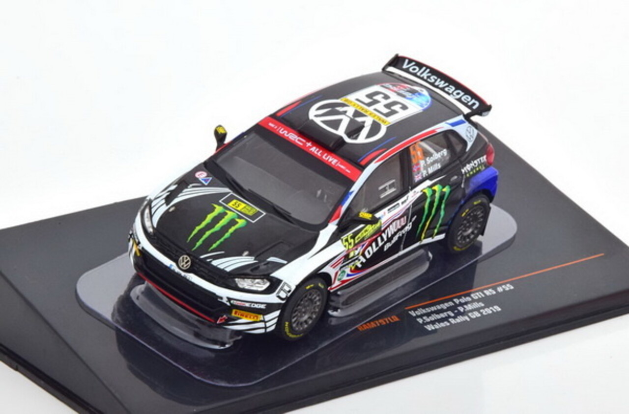 Volkswagen Volkswagen Polo GTi R5 #55 Rally Wales 2019 - 1:43 - IXO Models Volkswagen Volkswagen Polo GTi R5 #55 Rally Wales 2019 - 1:43 - IXO Models