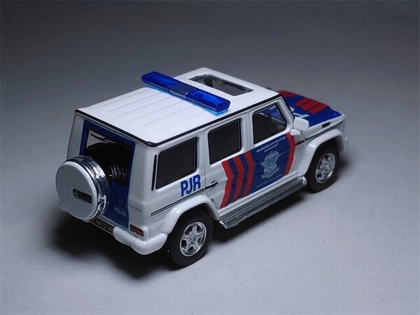 Mercedes-Benz Mercedes-Benz G55 AMG 'Polisi Traffic' - 1:64 - Kyosho Mercedes-Benz Mercedes-Benz G55 AMG 'Polisi Traffic' - 1:64 - Kyosho