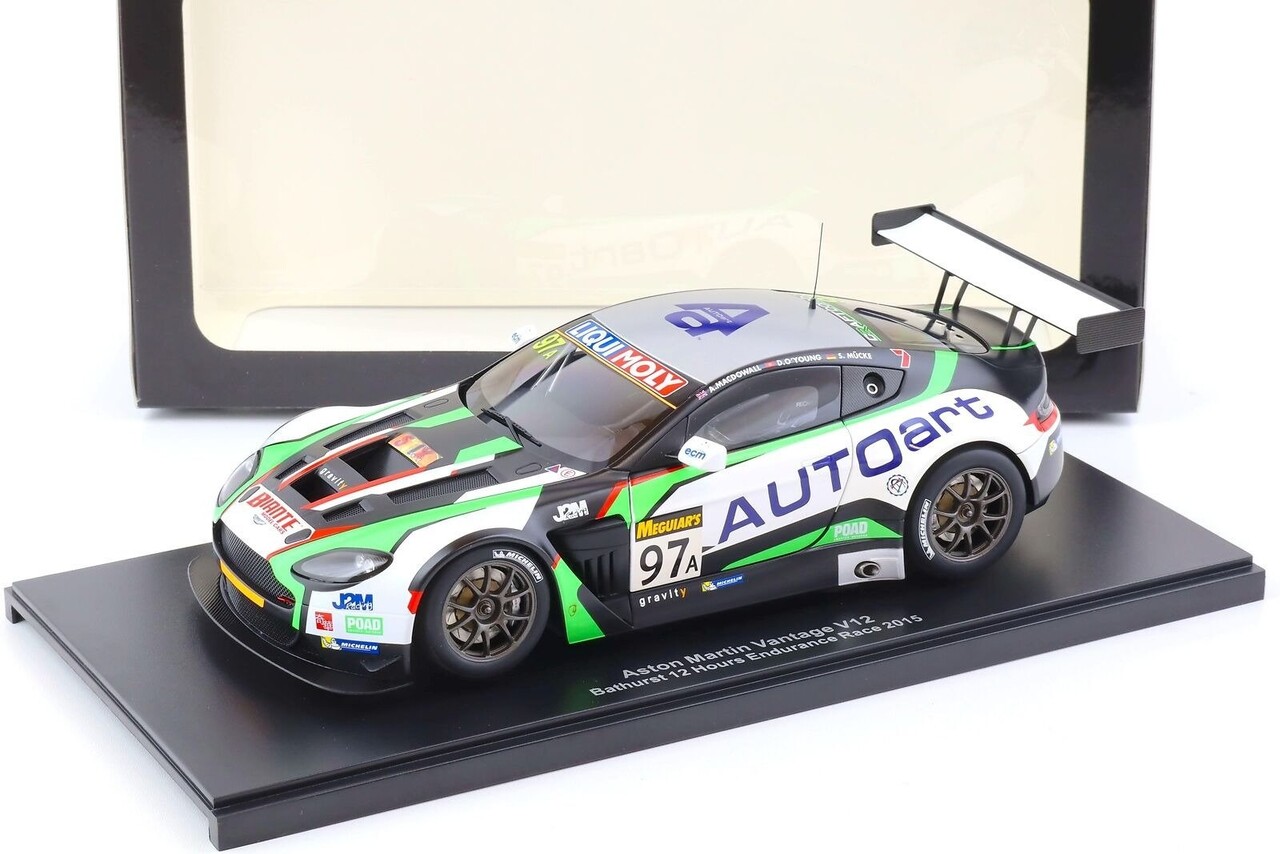 Aston Martin Aston Martin V12 Vantage #97A Bathurst 12 Hours Endurance Race 2015 - 1:18 - AUTOart Aston Martin Aston Martin V12 Vantage #97A Bathurst 12 Hours Endurance Race 2015 - 1:18 - AUTOart