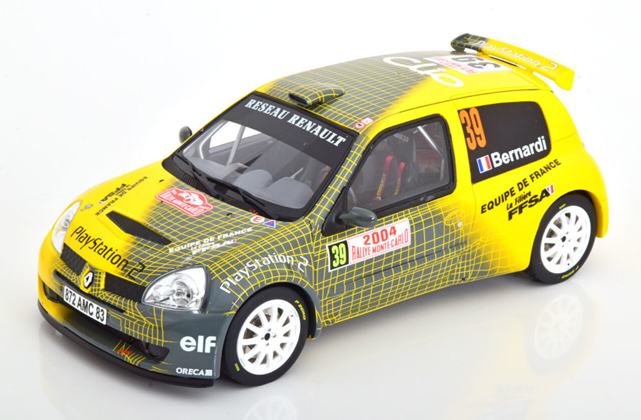 Renault Renault Clio 2 Super 1600 #39 Rally Monte Carlo 2004 - 1:18 - Otto Mobile Models