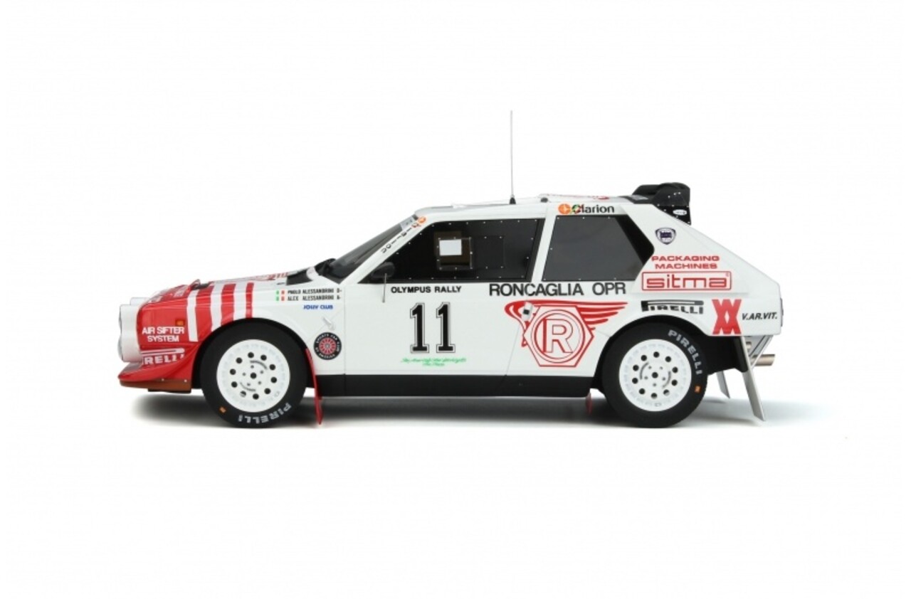 Lancia Lancia Delta S4 GR.B #11 Team Roncaglia OPR Olympus Rally 1986 (Night Version) - 1:18 - Otto Mobile Models Lancia Lancia Delta S4 GR.B #11 Team Roncaglia OPR Olympus Rally 1986 (Night Version) - 1:18 - Otto Mobile Models
