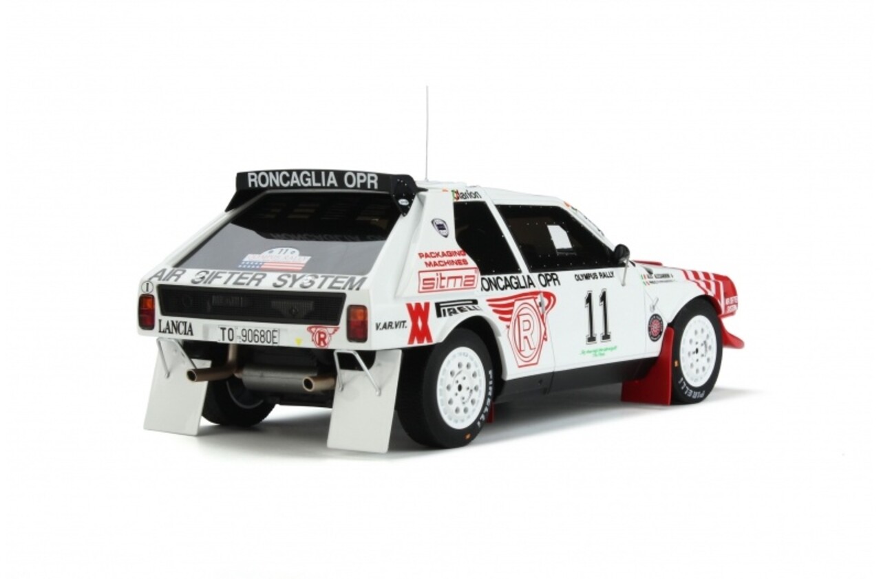 Lancia Lancia Delta S4 GR.B #11 Team Roncaglia OPR Olympus Rally 1986 (Night Version) - 1:18 - Otto Mobile Models Lancia Lancia Delta S4 GR.B #11 Team Roncaglia OPR Olympus Rally 1986 (Night Version) - 1:18 - Otto Mobile Models