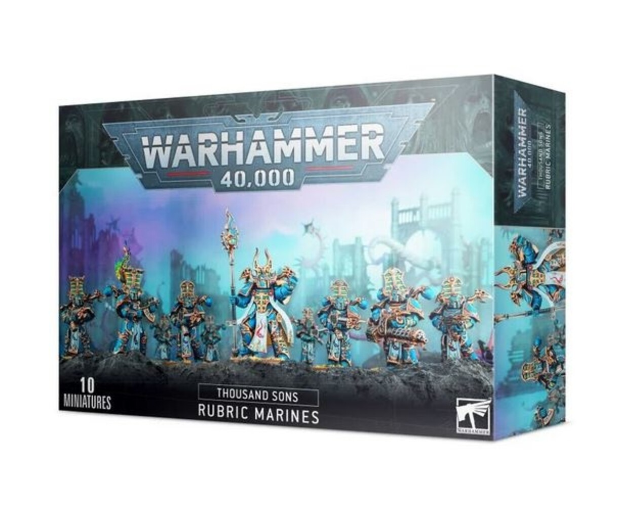 Games workshop Warhammer 40,000 - Thousand Sons: Rubric Marines - Games workshop Games workshop Warhammer 40,000 - Thousand Sons: Rubric Marines - Games workshop